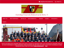 Tablet Screenshot of feuerwehr-ruhstorf.de